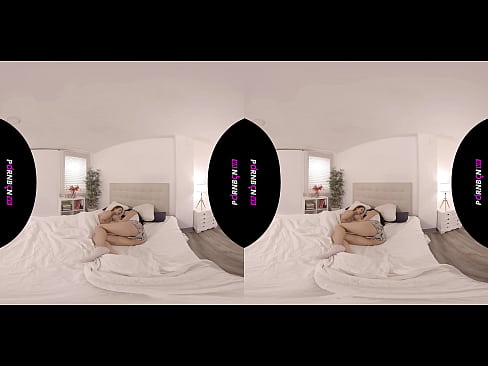 ❤️ PORNBCN VR שתי לסביות צעירות מתעוררות חרמניות במציאות מדומה 4K 180 תלת מימדית ז'נבה בלוצ'י קתרינה מורנו ❤️ פורנו קשה אצלנו
